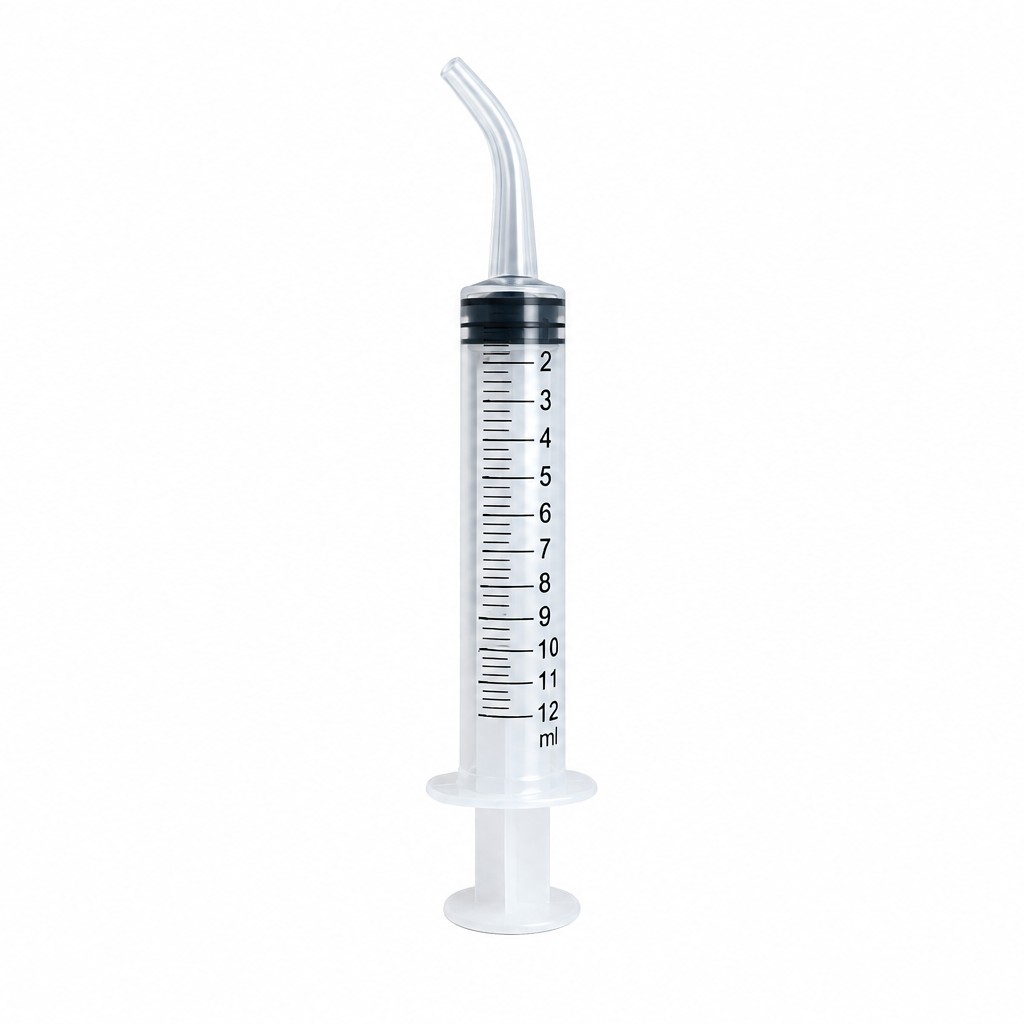 12ml Bird Hand Feeding Syringe with Curved Feeding Nozzle