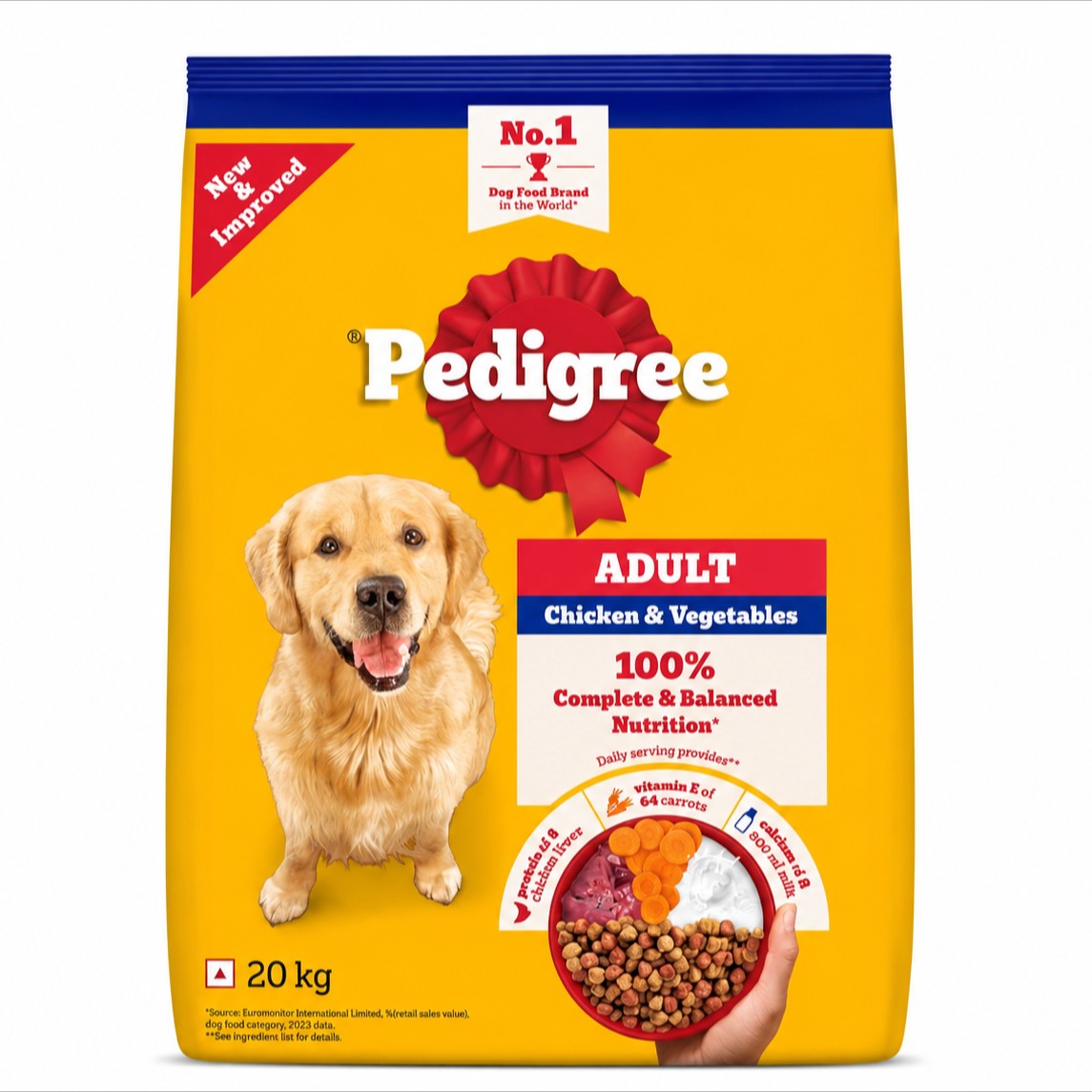 Pedigree Dog Food Chicken & Vegetables